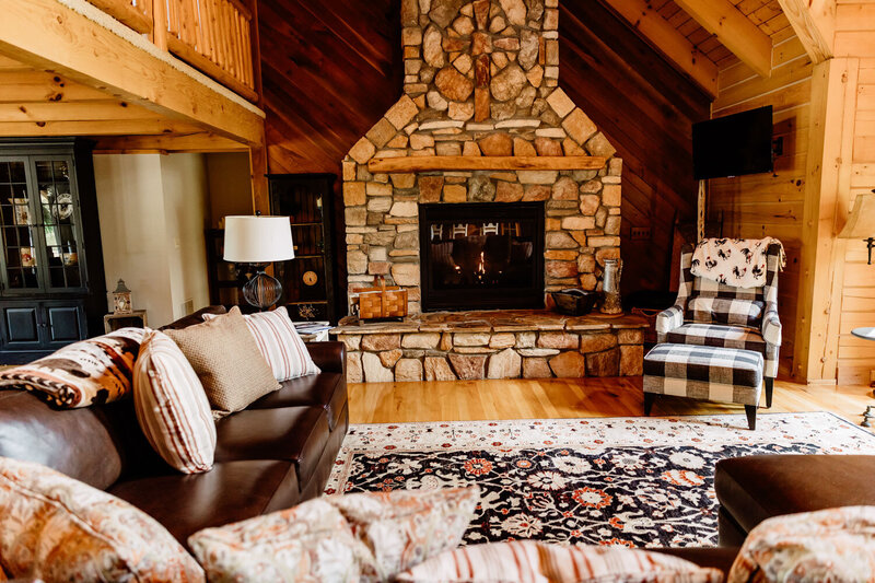Inside photo of montgomery creek ranch barn