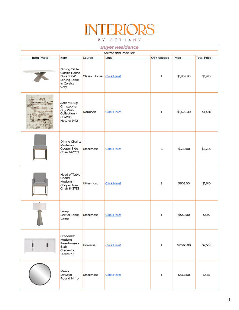 (Delange KB DiningRoom)  CL_Online Design Client Source and Price List_032023 - Sheet11024_1