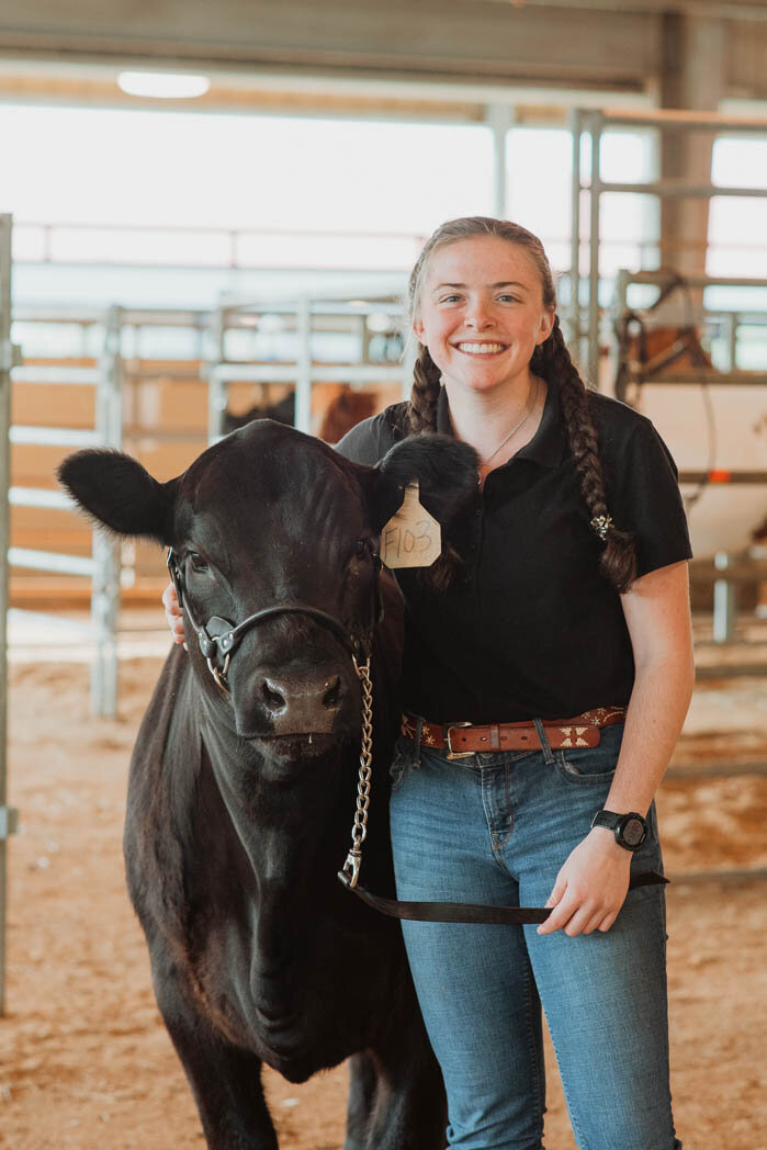 Picture of a family of three together 