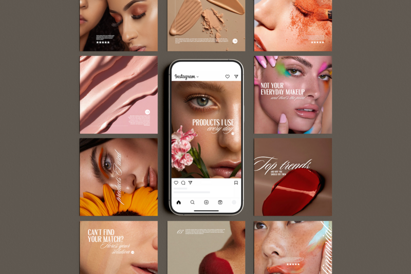 mua social mockup