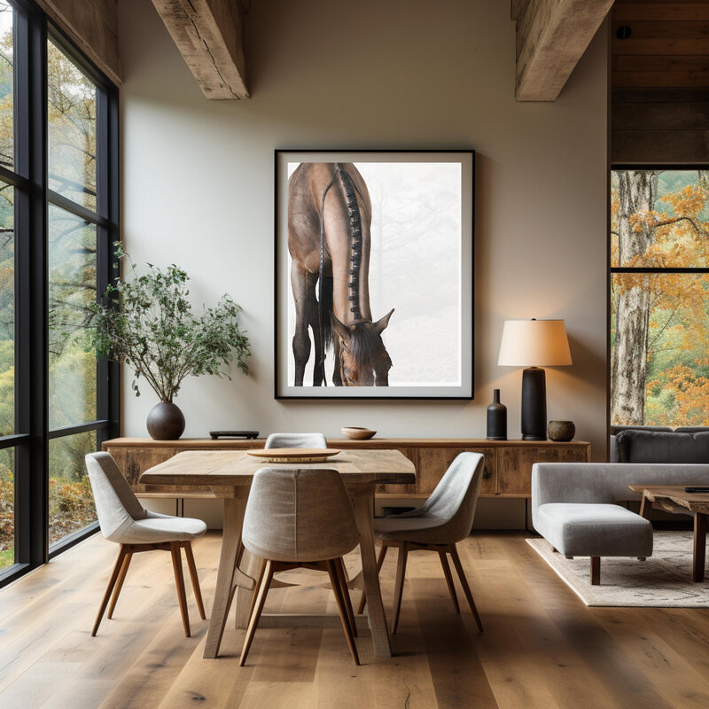 Equine Portrait in living Room