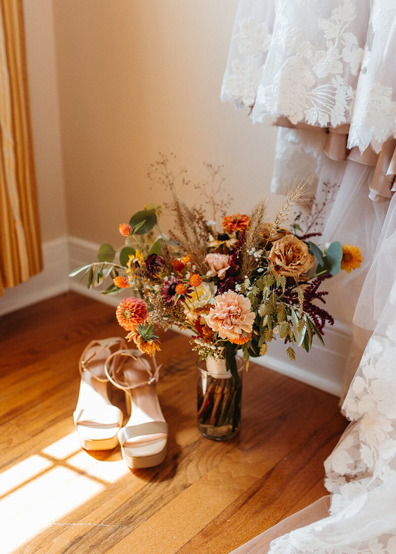 wedding floral bouquet St. Louis Wedding Photographers