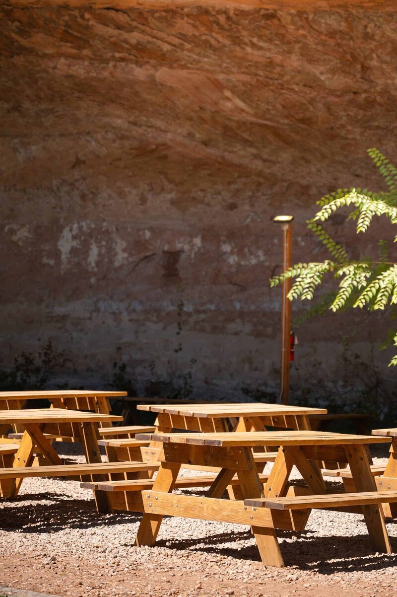 Angel's Landing area tables