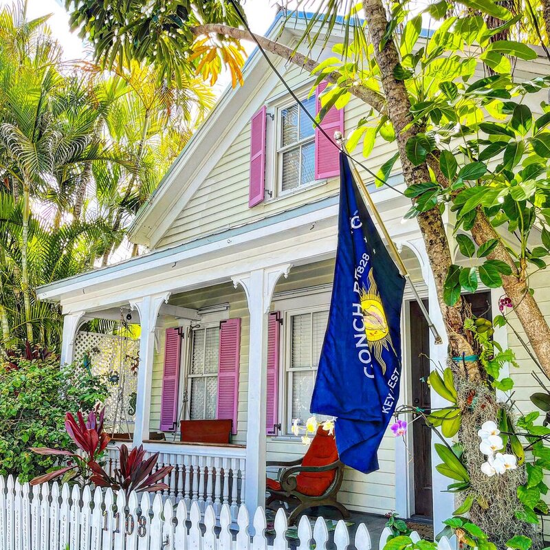 Luxury waterfront estate with pool and dock in Key West Florida Keys