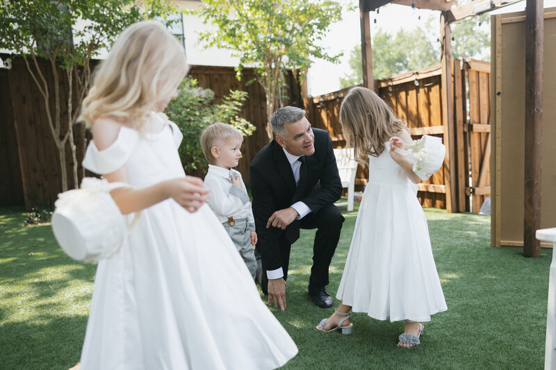 lakeside wedding ceremony