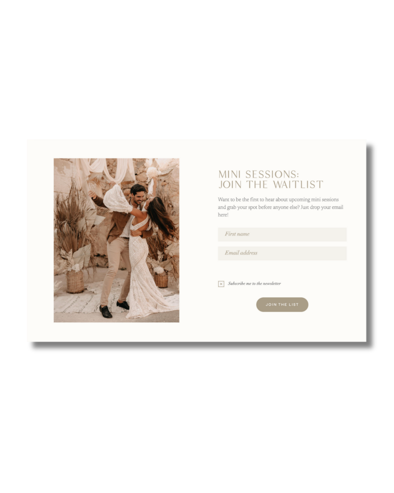 Elegant Flodesk signup forms Olive Oak 3