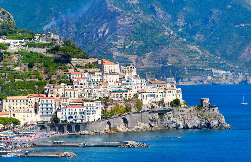 Amalfi coast by Naples