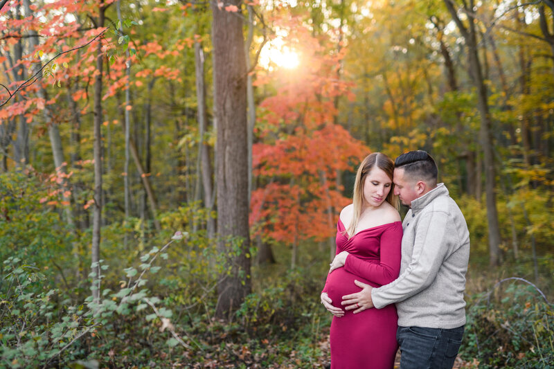 milwaukee-maternity-photos-fall-wehr-nature-center-the-paper-elephant-003