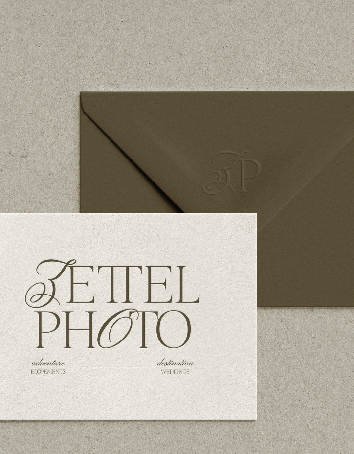 Romantic and creative branding for a wedding calligraphy entrepreneur and educator.