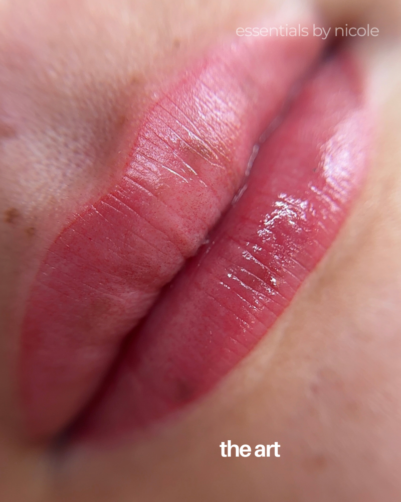 permanent lip tattoo at essentials by nicole in west springfield ma