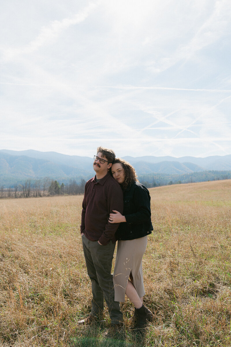 Fall Engagement Session in the Smoky Mountains