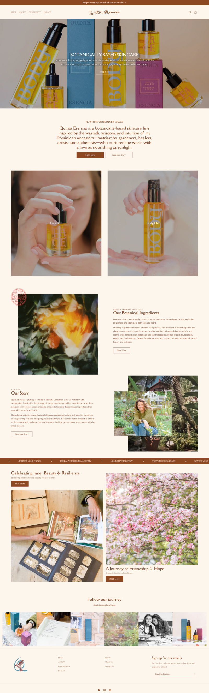 health and wellness brand and website design ecommerce, women business, entrepreneur