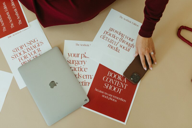 Medical spa social media content planning
