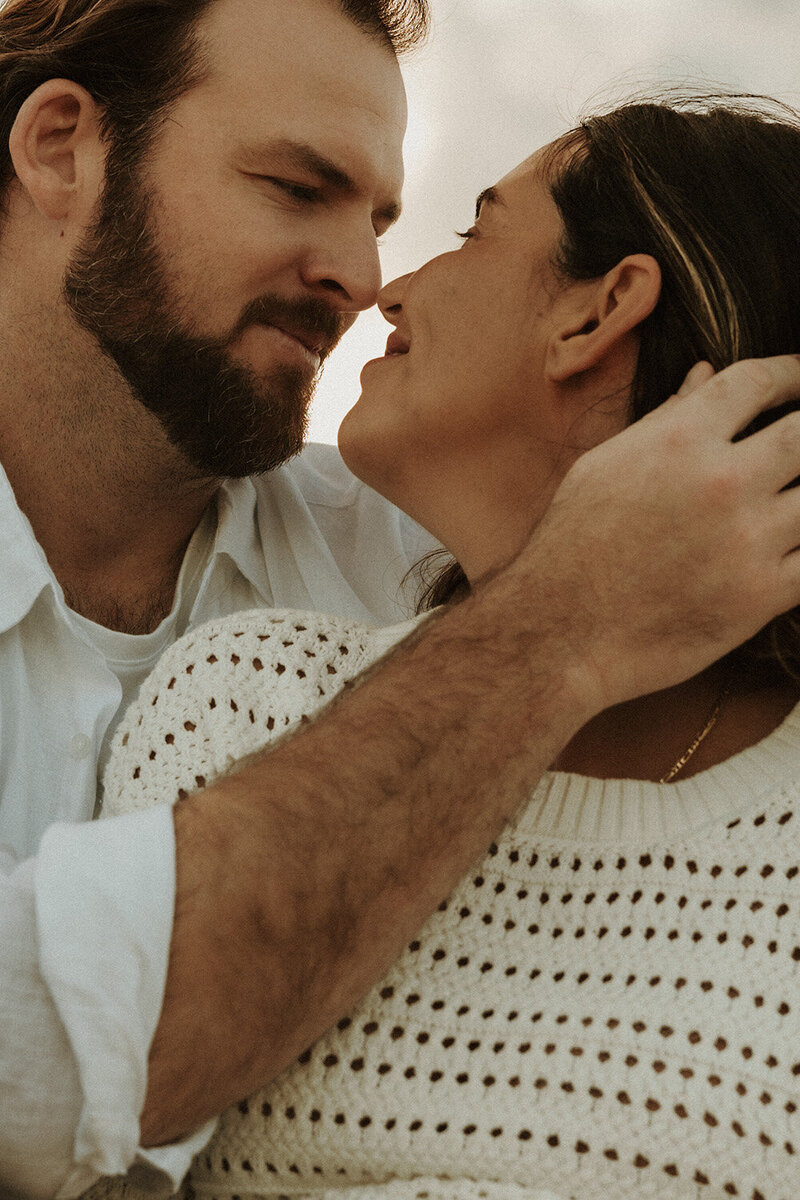 black and white image of a couple eloping in picturesque landscape by Elopement photographer