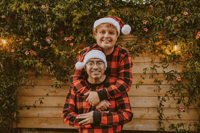 Christmas themed session for a gay couple in Abilene,TX