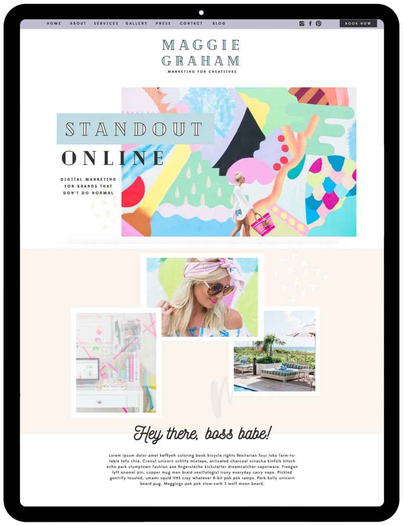 Maggie-template-showit