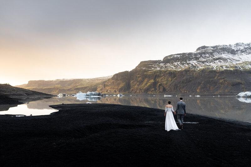 Iceland Elopement Adventure Wedding K&L-44