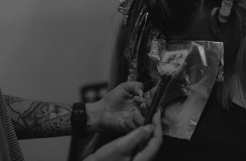 Creative color work at 1213 Hair Studio