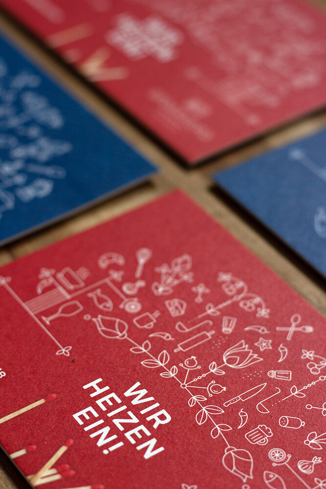 Letterpress on beautiful Colorplan Paper