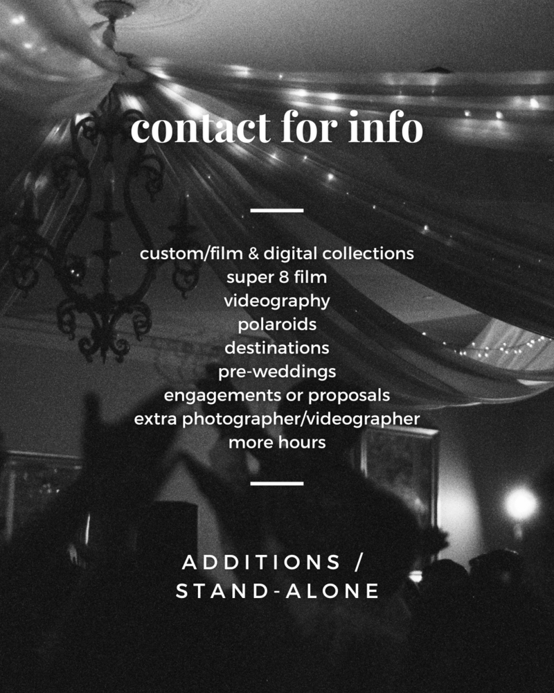 super 8 film, destination wedding, proposals, engagements, polaroids, custom collections and packages. Melbourne