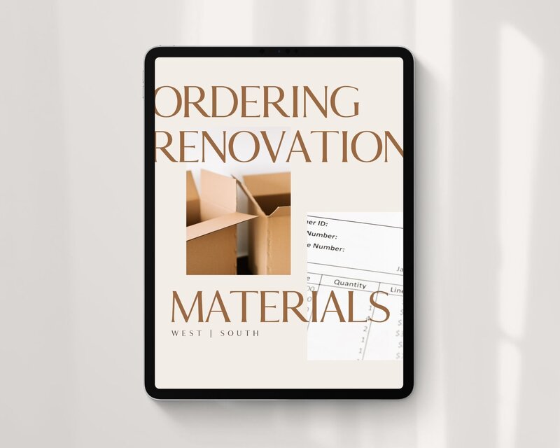ORDERING MATERIALS COVER