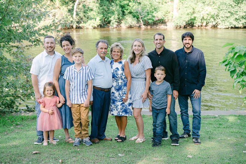 portrait of an extended family