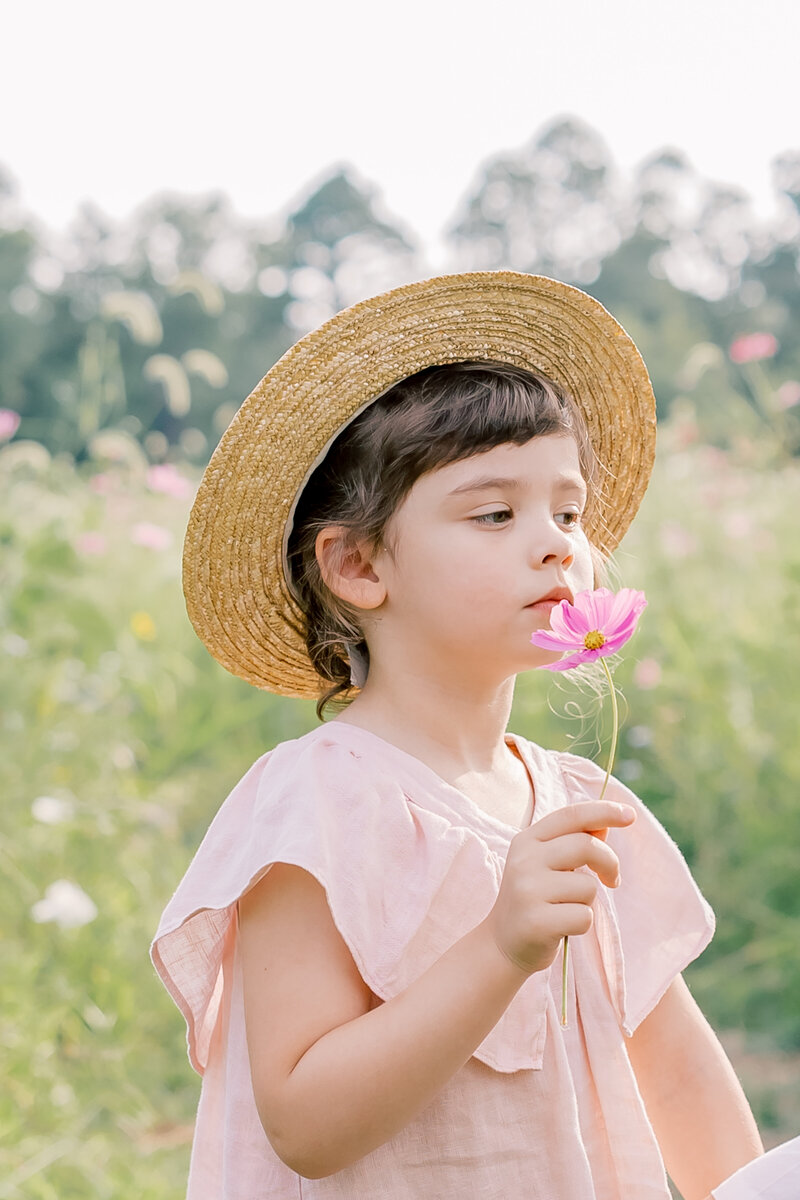 wildflower field family session-27