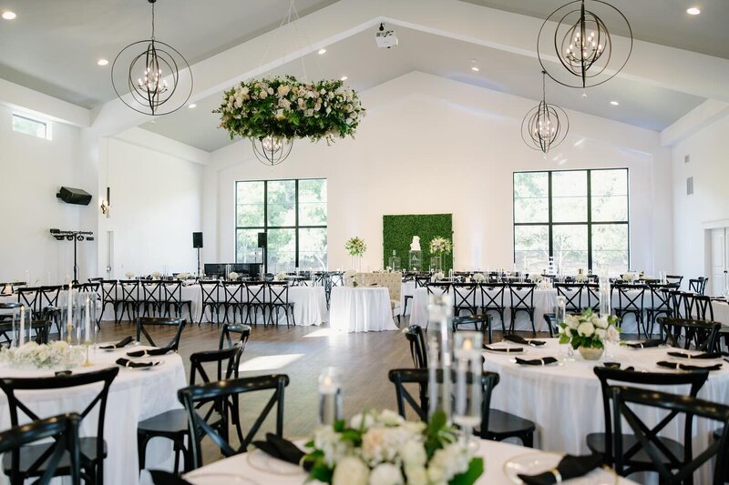 Reception area at Sorelle, The Meadow on Deer Creek in Thomas, Oklahoma.