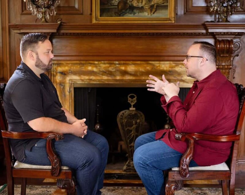 Dr. Mike of Mister Health wants you to know you're not alone in wishing your sex life was better. Shown here speaking to a coaching client.