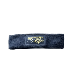navy pickleball sweatband