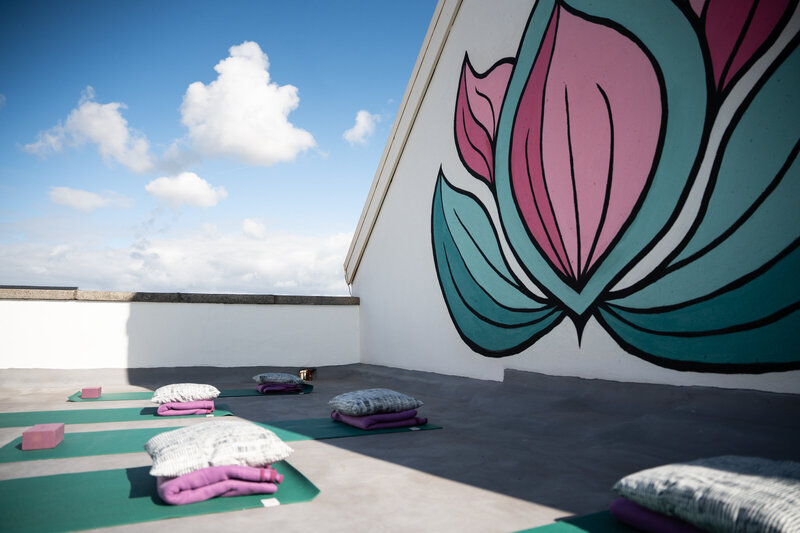Rooftop of Yoga Rise Studio