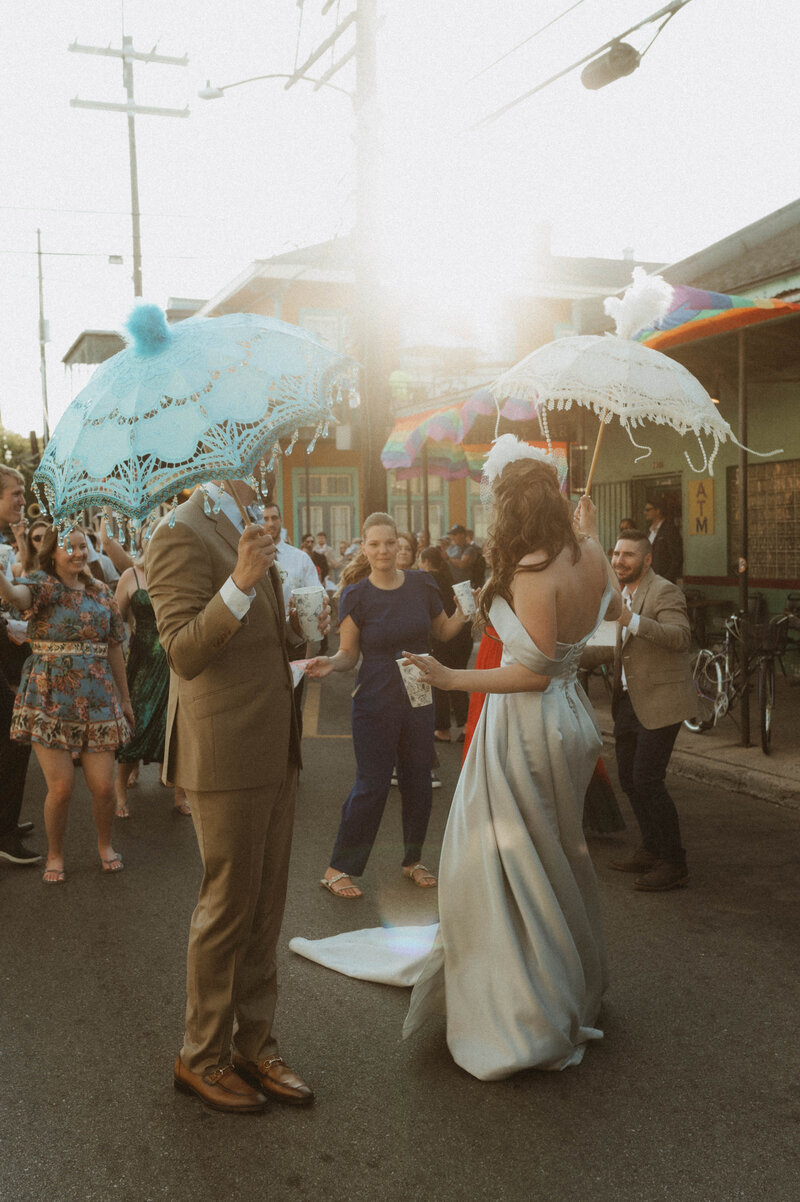 new Orleans, Louisiana second line wedding tradition