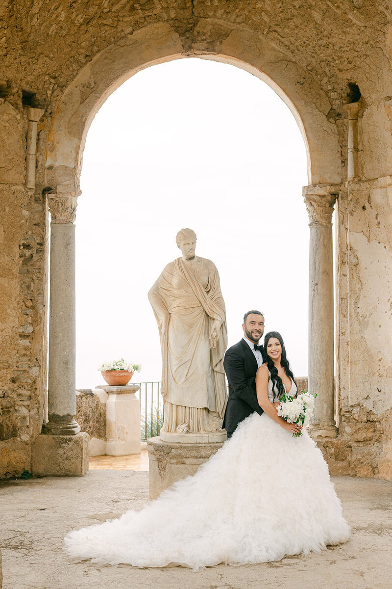 Wedding in Villa Cimbrone ravello Amalfi coast photographer