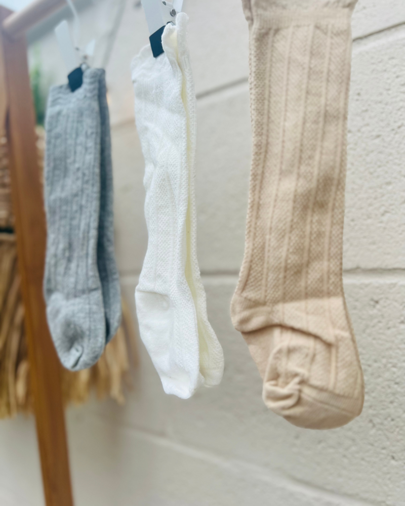 high knee socks