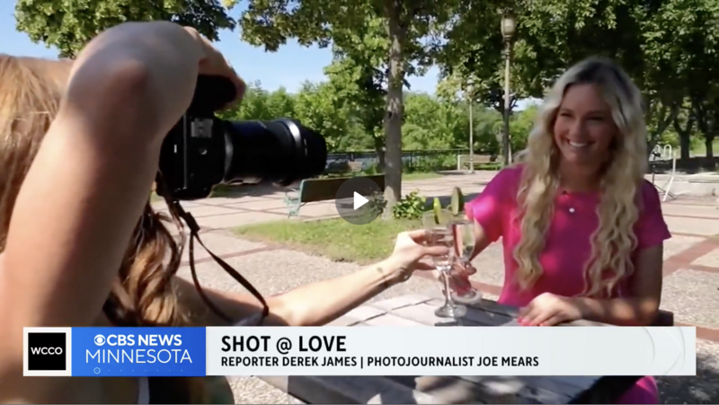 Joyful outdoor portrait of a woman during her dating photo session in Minneapolis, featured on CBS. Shannon Kathleen Photography is now booking Twin Cities and Dallas, Texas clients.