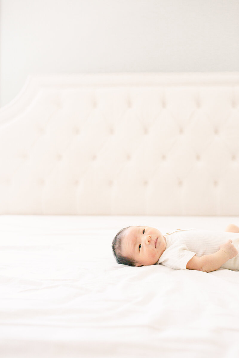 Orange County minimalist newborn photography in-home based in Irvine