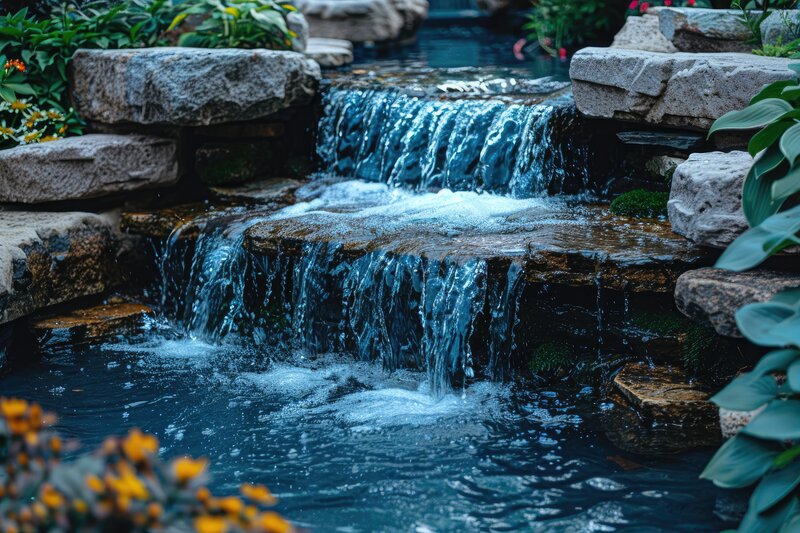 Tranquil Aquascape pond