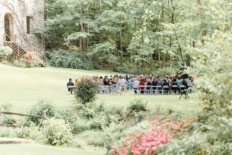 Unique outdoor wedding ceremony Atlanta GA