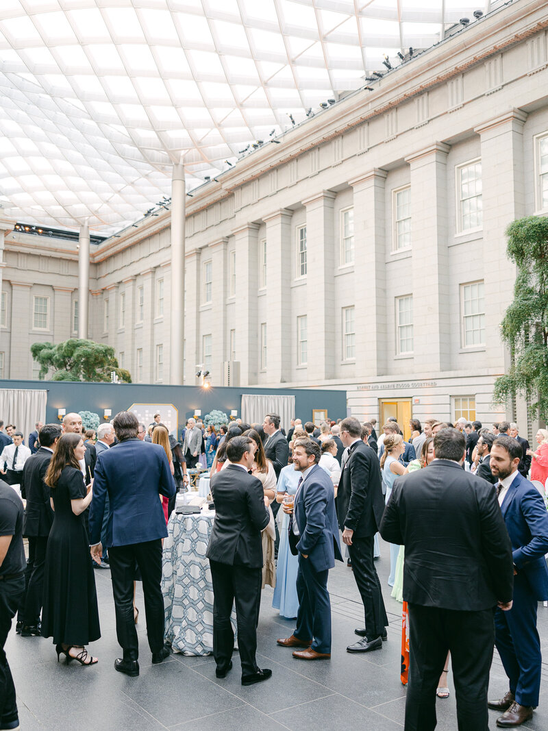 Washington DC Wedding Photographer Costola Photography - National Portrait Gallery and Gonzaga Wedding _ Ian & Nora _ Cocktail Hour-23