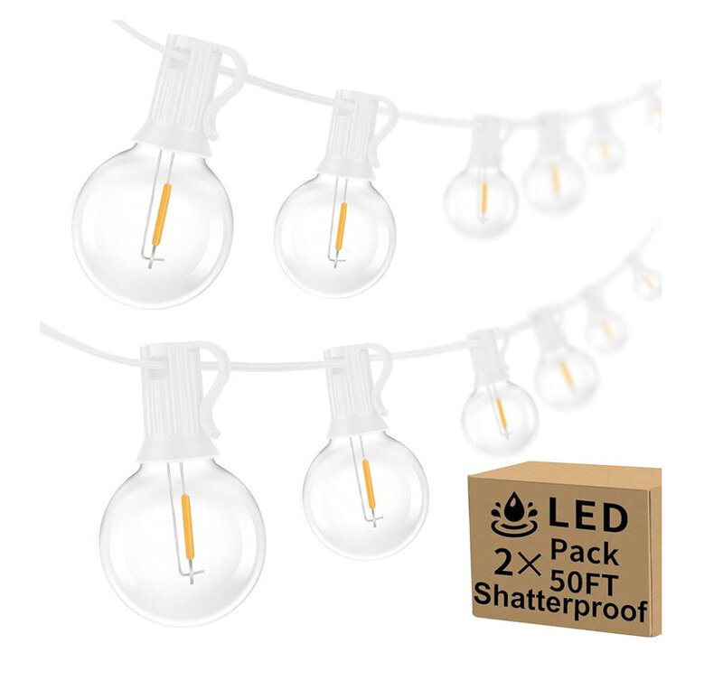 White Strand Tent Lighting