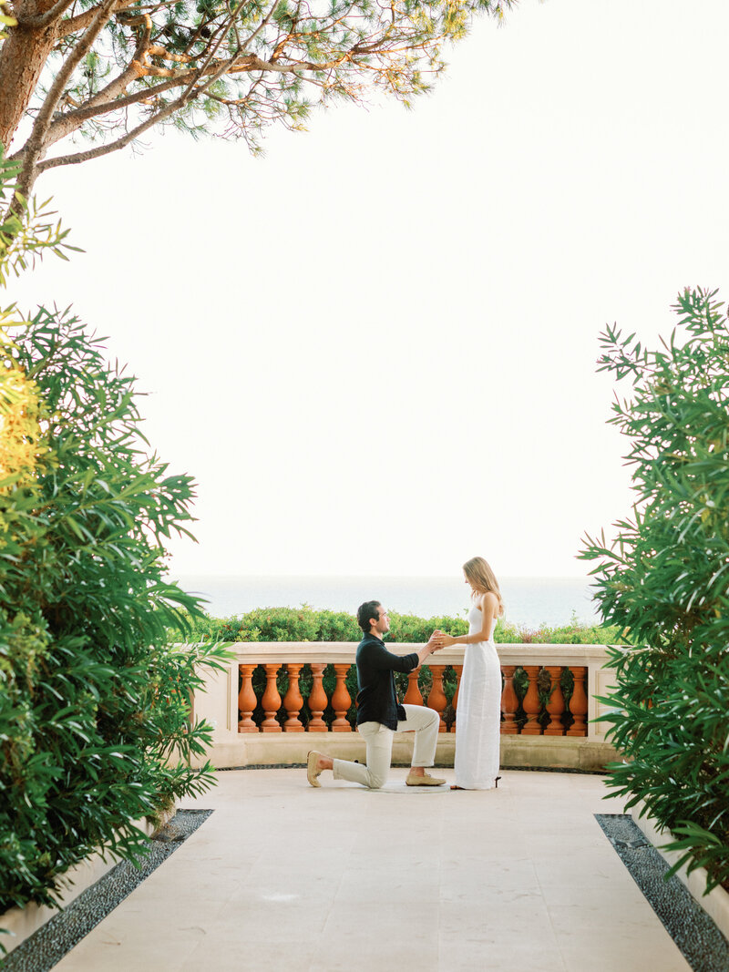 Proposal of Max, at the Four Seasons Cap-Ferrat