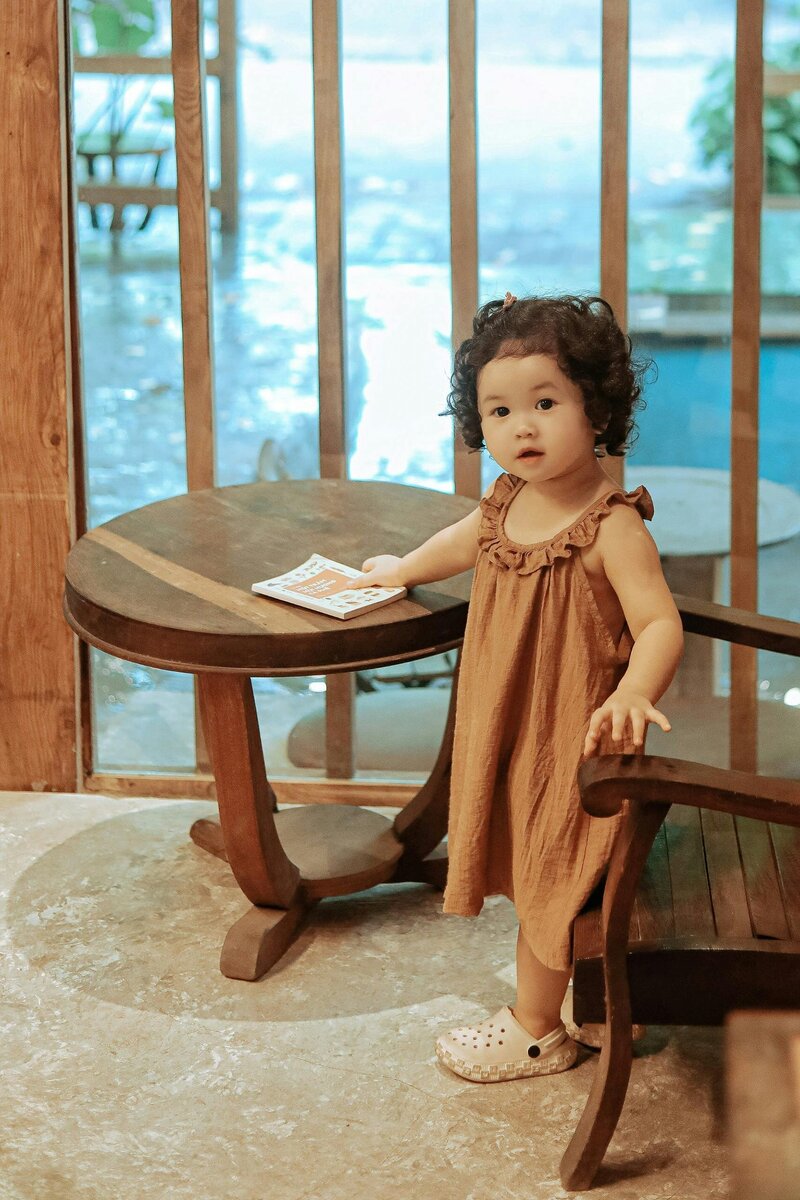 Foam mats and safe indoor playground setup for infants and toddlers