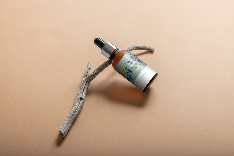 device mockup with branding