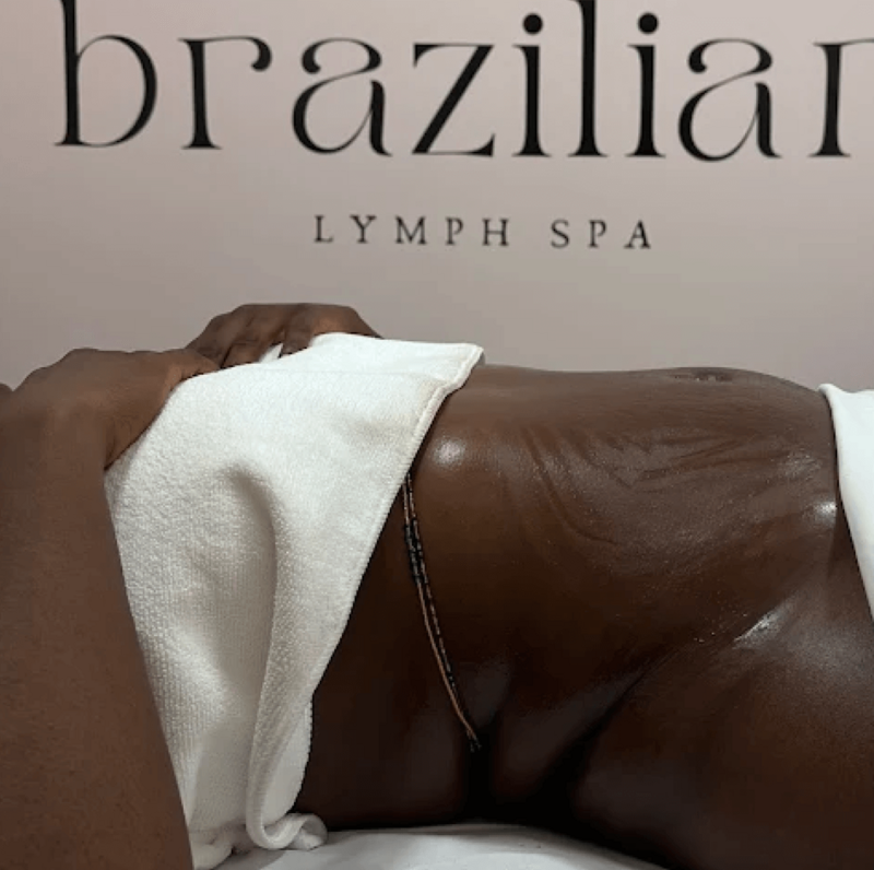 After a client received a full body lymphatic drainage massage