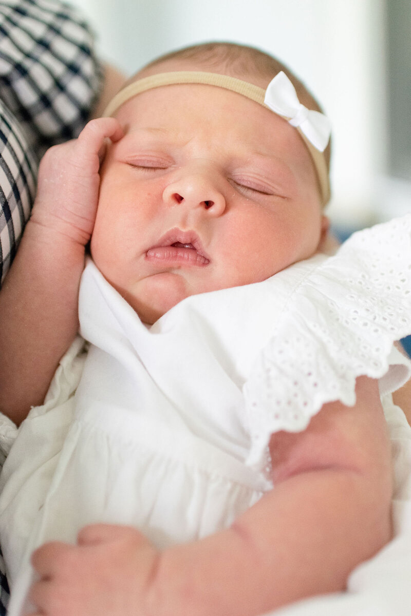 Beautiful newborn baby girl in Douglas, Massachusetts