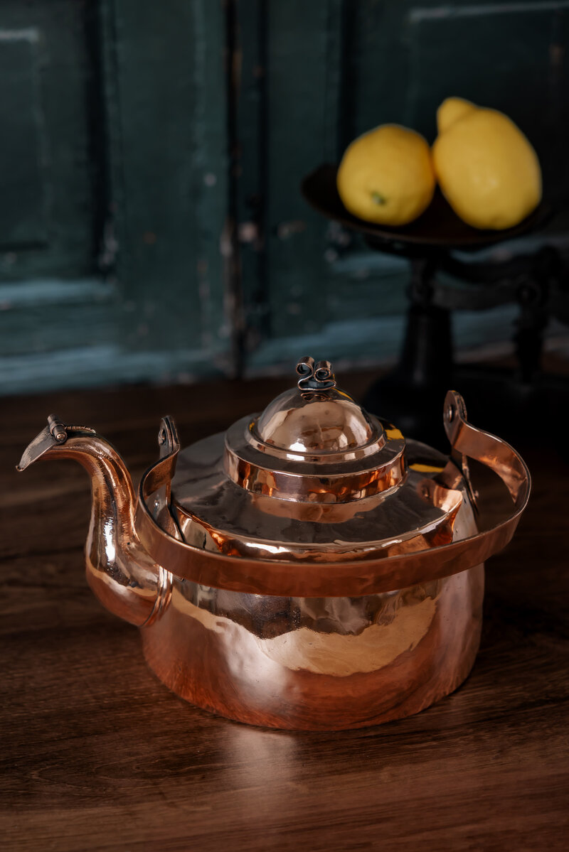 Antique Georgian Bellied Tea Kettle 
