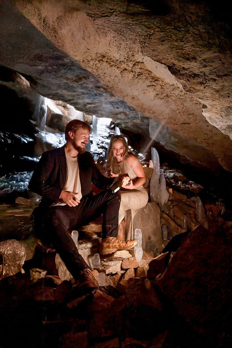 Super secret candelit grotto in Durango