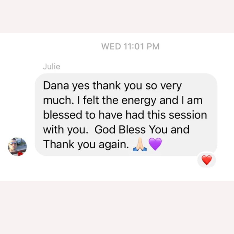 medium  testimonials with medium dana haines for psychic reading mediumship reading
