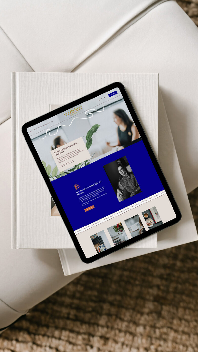 Vancouver website design for Counsellor and Therapist in Downtown Vancouver by Ethos + bloom Creative