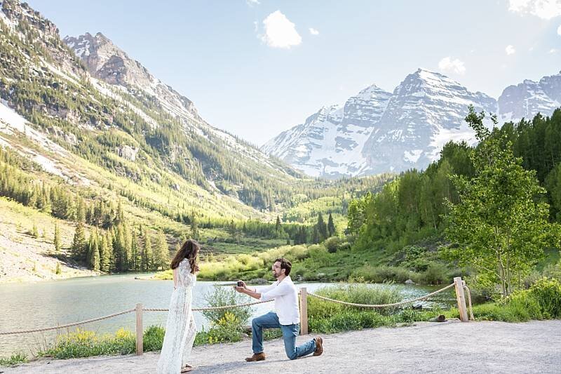 Capturing a surprise proposal in Colorado